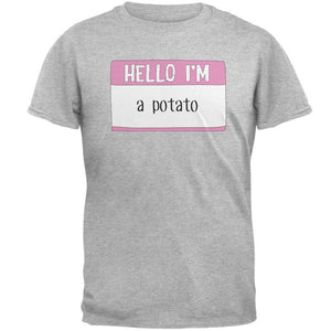 Halloween Hello I'm a Potato Mens T Shirt