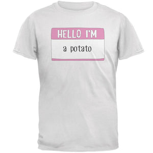 Halloween Hello I'm a Potato Mens T Shirt