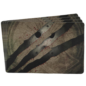 Halloween Horror Movie Mask Slasher Attack All Over Placemat (Set of 4)
