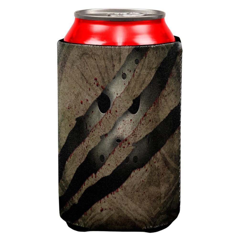 Halloween Horror Movie Mask Slasher Attack All Over Can Cooler