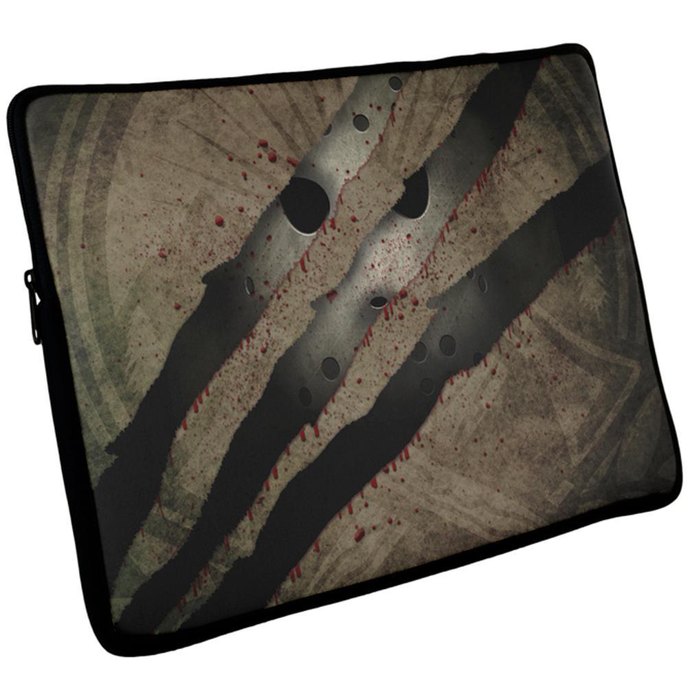 Halloween Horror Movie Mask Slasher Attack Laptop Sleeve 17 inch