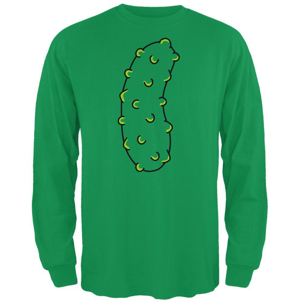Halloween Vegetable Pickle Costume Mens Long Sleeve T Shirt
