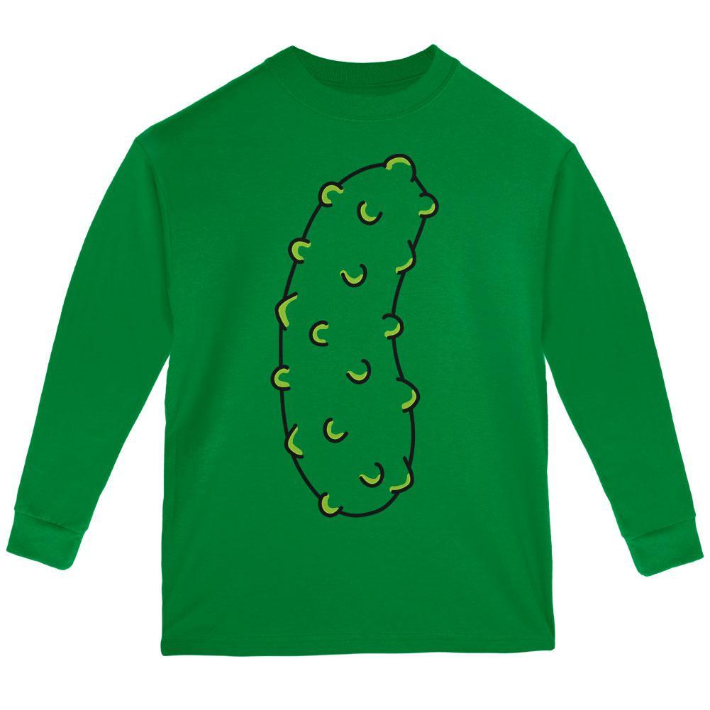 Halloween Vegetable Pickle Costume Youth Long Sleeve T Shirt