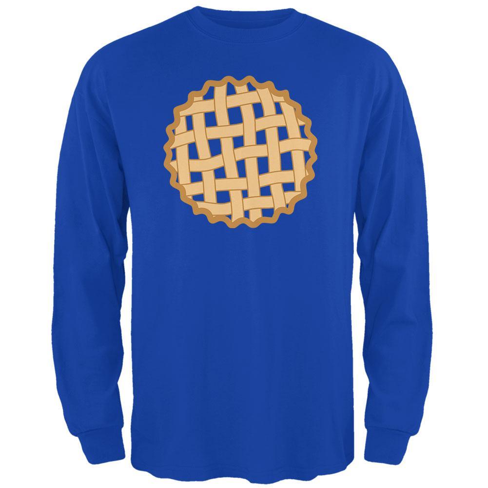 Halloween Lattice Pie Costume Blueberry Mens Long Sleeve T Shirt