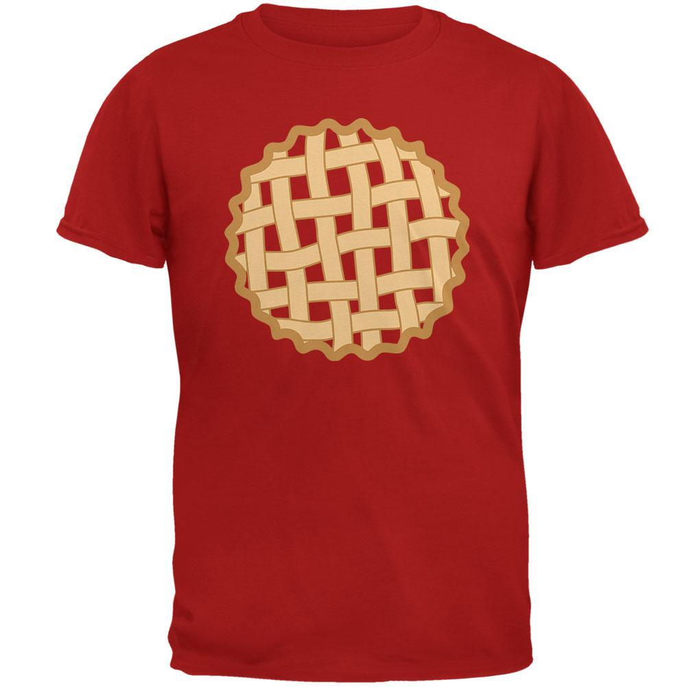 Halloween Lattice Pie Costume Strawberry Cherry Mens Soft T Shirt