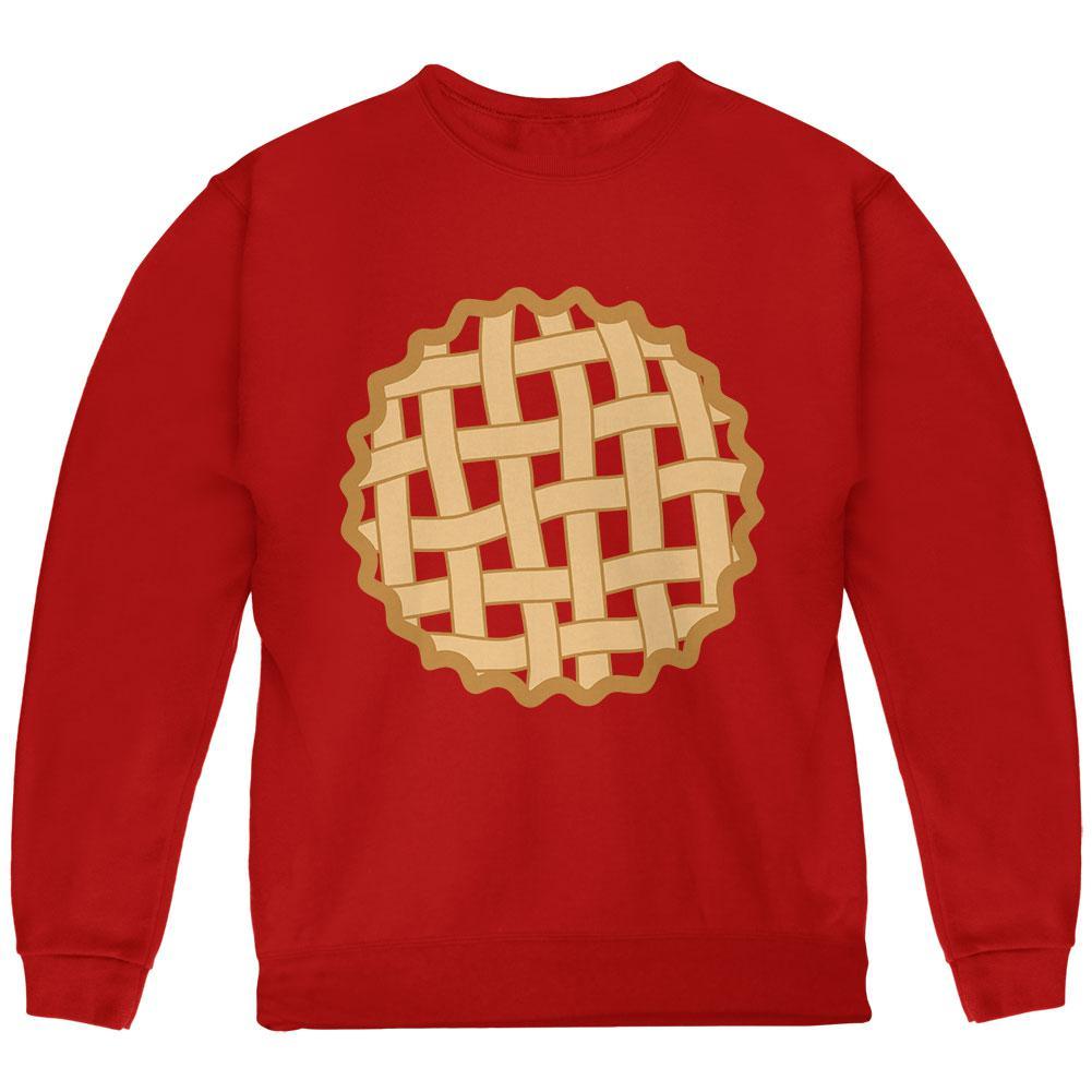 Halloween Lattice Pie Costume Strawberry Cherry Youth Sweatshirt