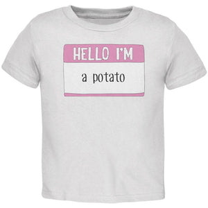 Halloween Hello I'm a Potato Toddler T Shirt