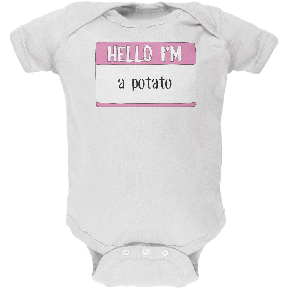 Halloween Hello I'm a Potato Soft Baby One Piece