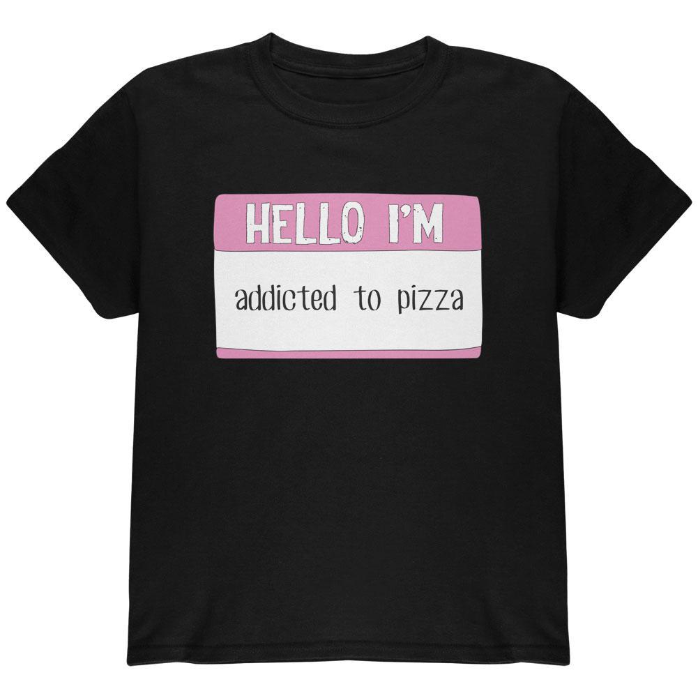 Halloween Hello I'm Addicted to Pizza Youth T Shirt