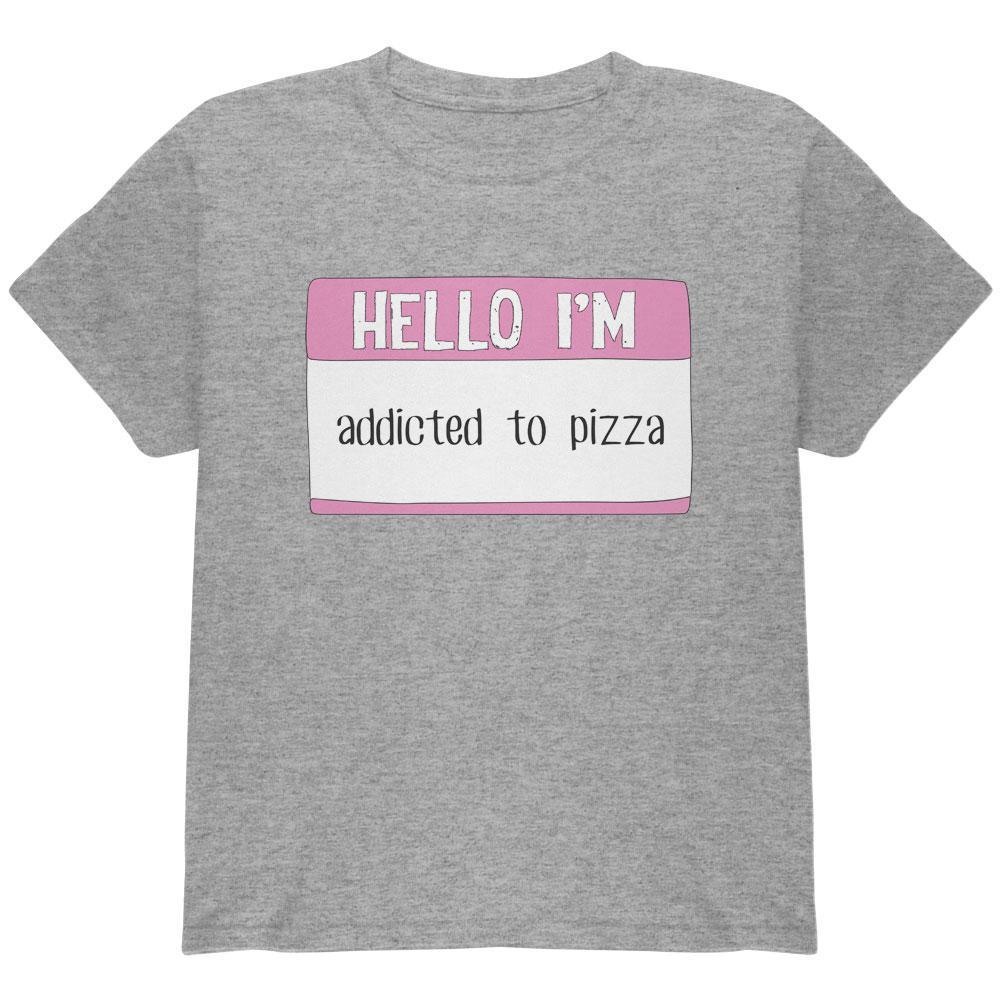 Halloween Hello I'm Addicted to Pizza Youth T Shirt