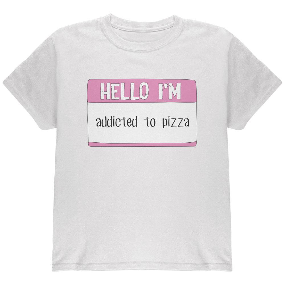 Halloween Hello I'm Addicted to Pizza Youth T Shirt