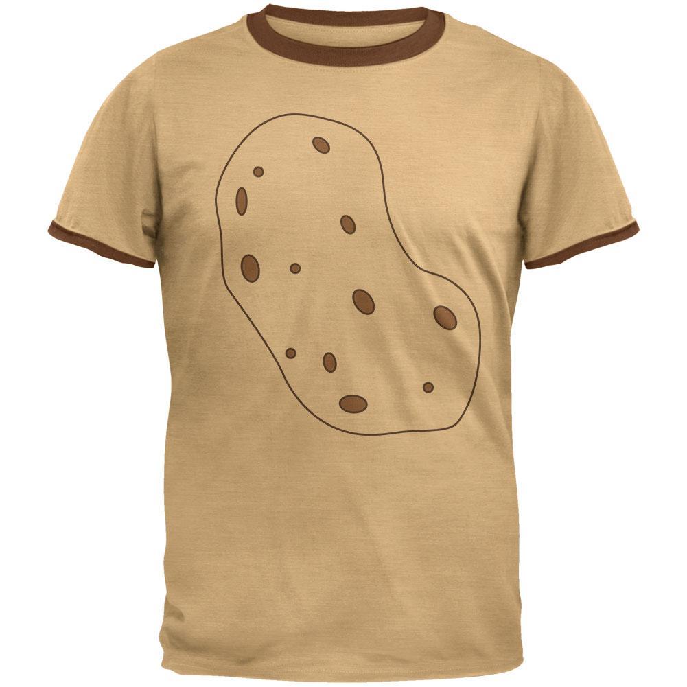 Halloween Vegetable I'm a Potato Costume Mens Ringer T Shirt