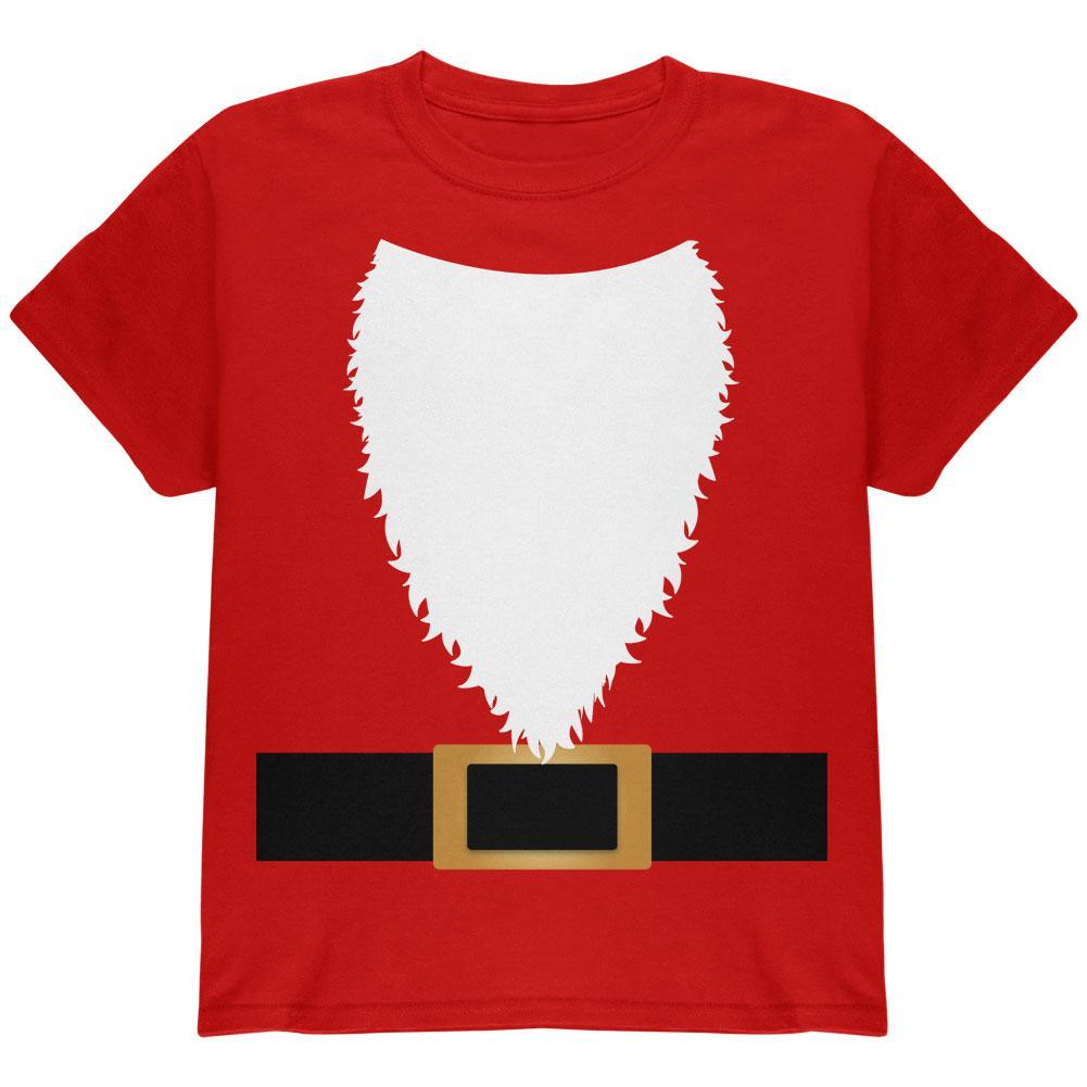 Halloween Santa Claus Costume Youth T Shirt