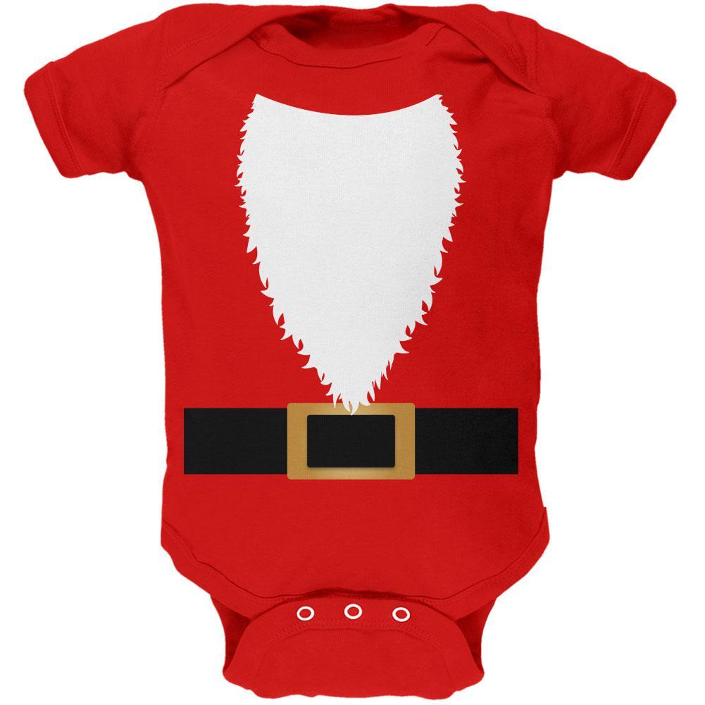 Halloween Santa Claus Costume Soft Baby One Piece