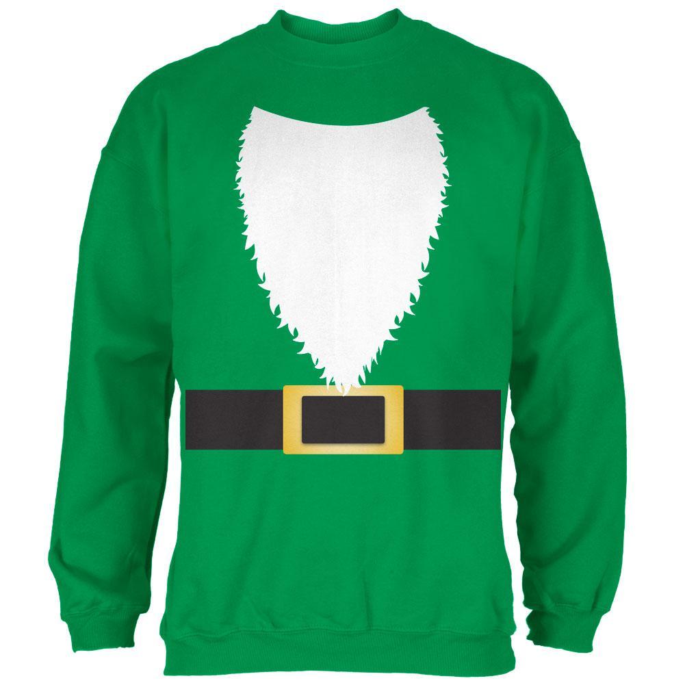 Halloween Lawn Gnome Costume Green Mens Sweatshirt