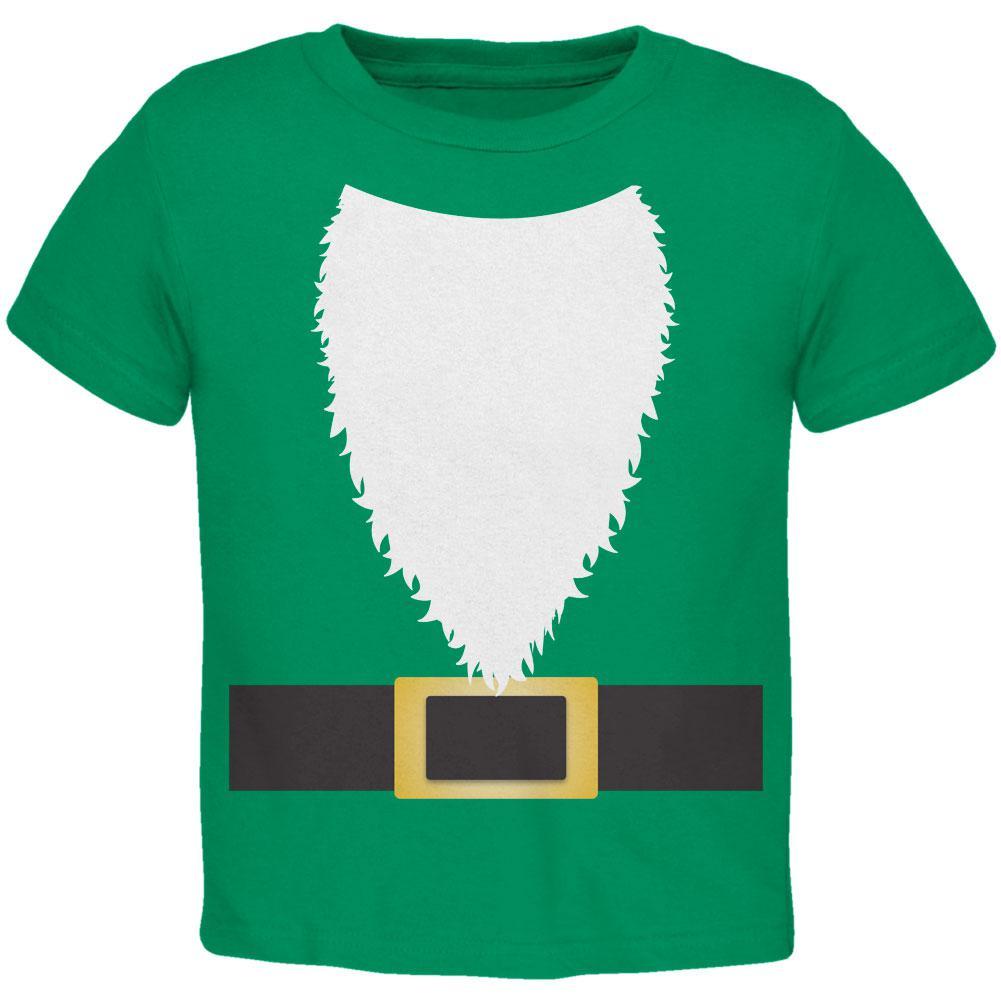 Halloween Lawn Gnome Costume Green Toddler T Shirt
