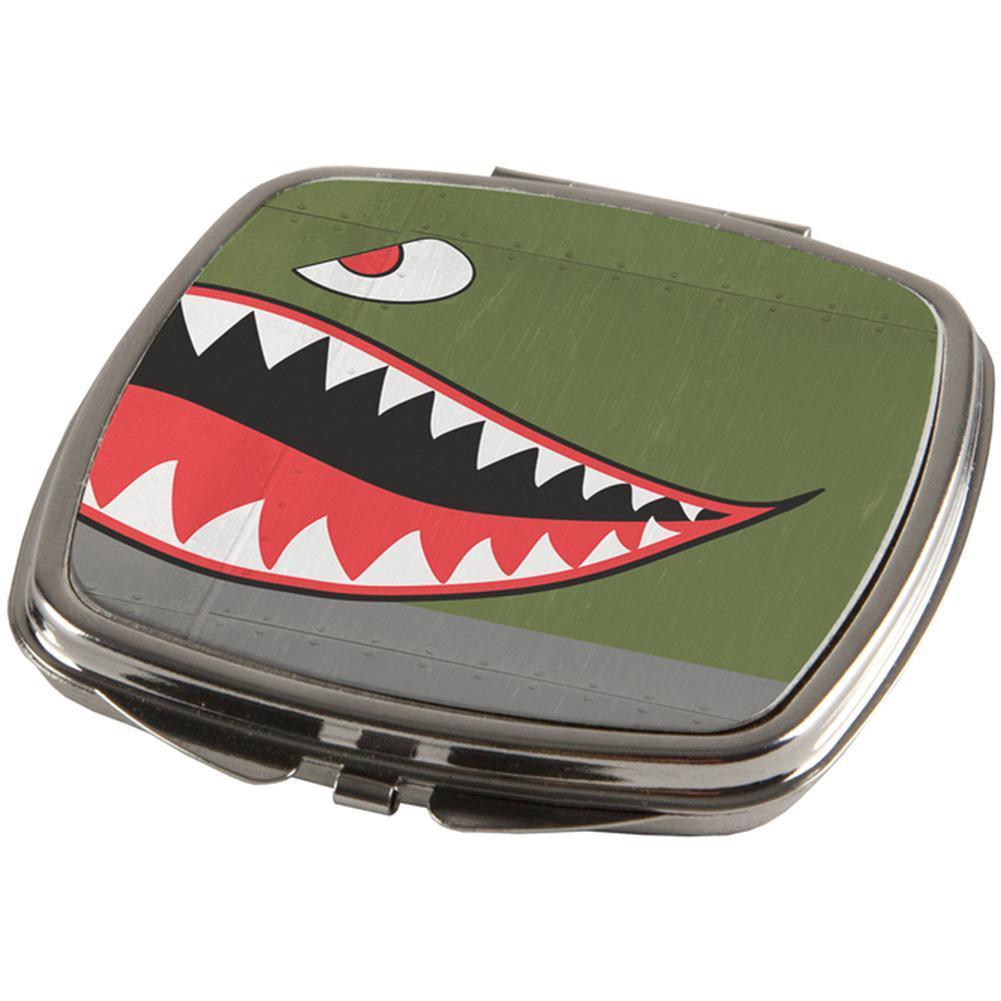 Halloween WWII Flying Tiger Fighter Shark Nose Art Compact
