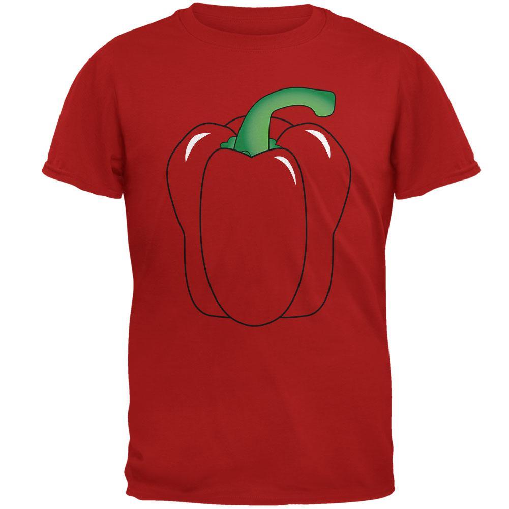 Halloween Fruit Vegetable Bell Pepper Costume Mens Soft T Shirt