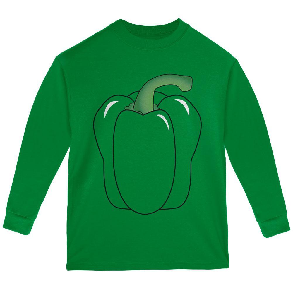 Halloween Fruit Vegetable Bell Pepper Costume Youth Long Sleeve T Shirt