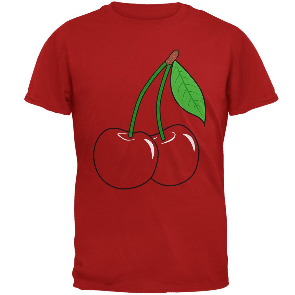 Halloween Fruit Cherry Costume Mens Soft T Shirt