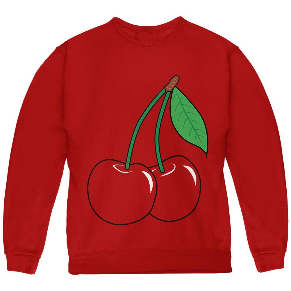 Halloween Fruit Cherry Costume Youth Sweatshirt