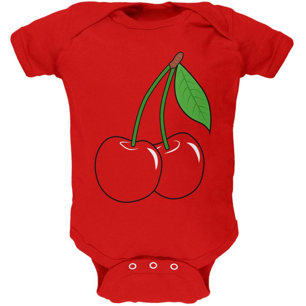 Halloween Fruit Cherry Costume Soft Baby One Piece