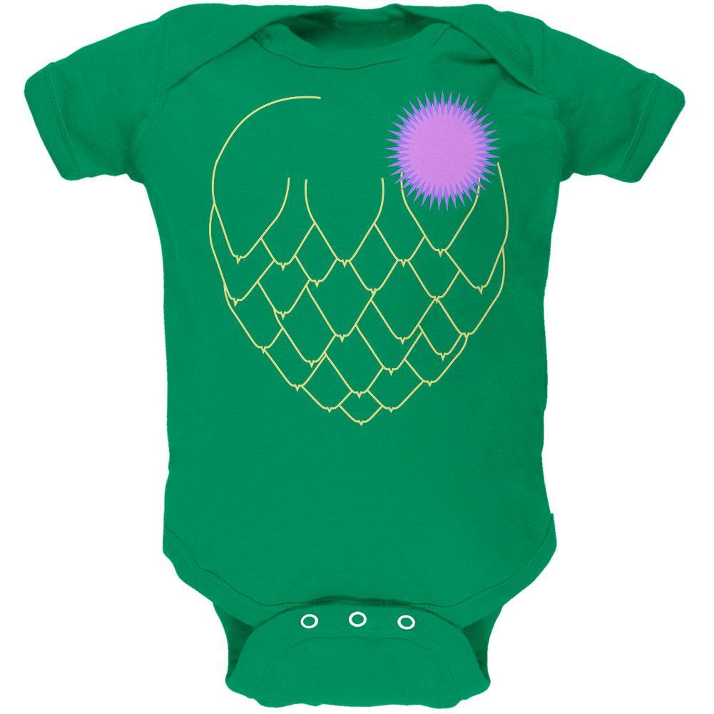 Halloween Vegetable Artichoke Costume Soft Baby One Piece