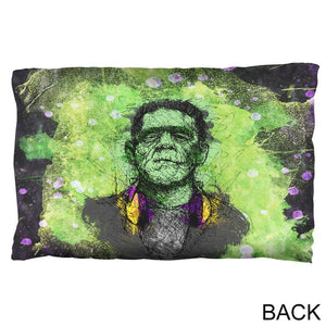 Halloween Frankenstein Raver Horror Movie Monster Pillow Case