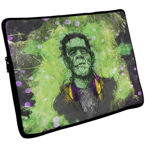 Halloween Frankenstein Raver Horror Movie Monster Laptop Sleeve 17 inch