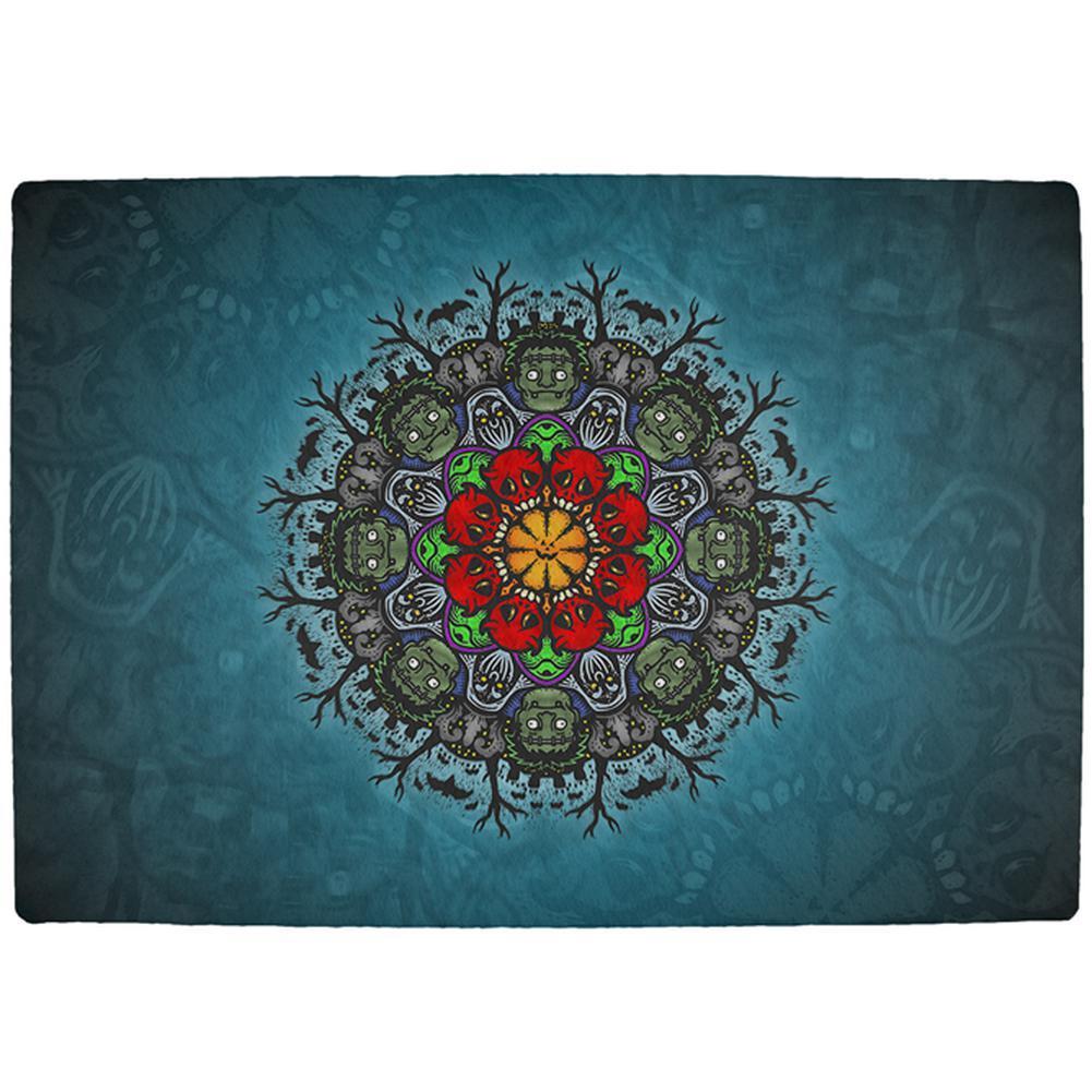 Halloween Classic Movie Monster Mandala All Over Indoor Mat