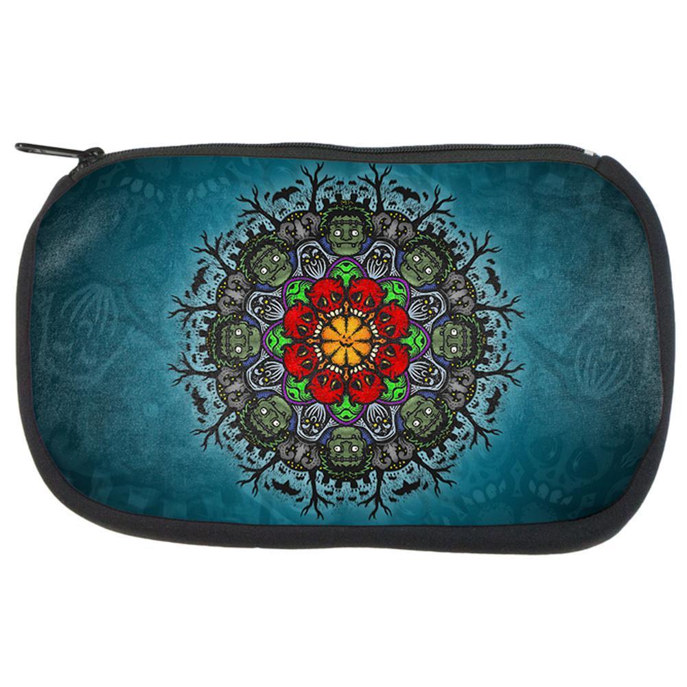 Halloween Classic Movie Monster Mandala Makeup Bag