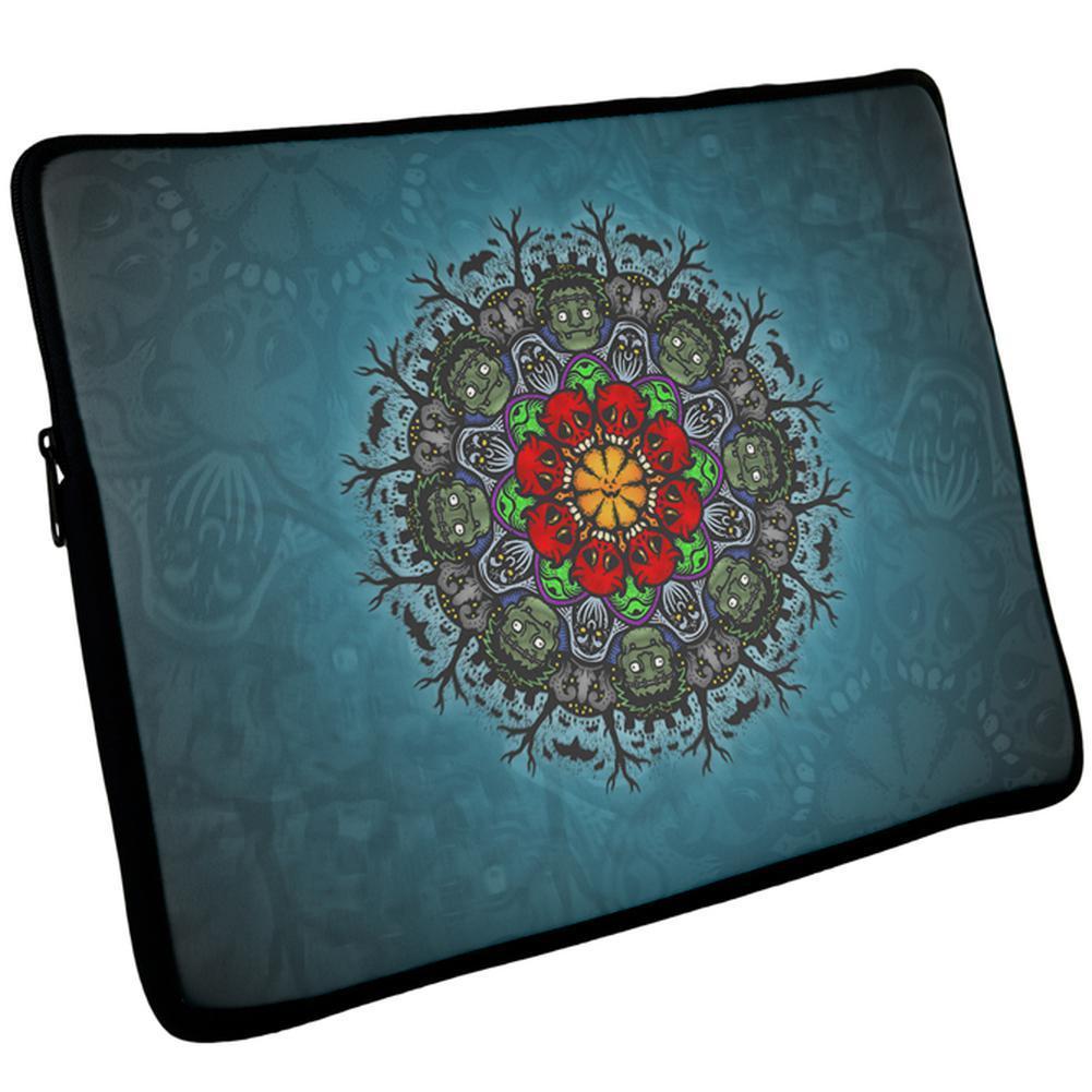 Halloween Classic Movie Monster Mandala Laptop Sleeve 17 inch