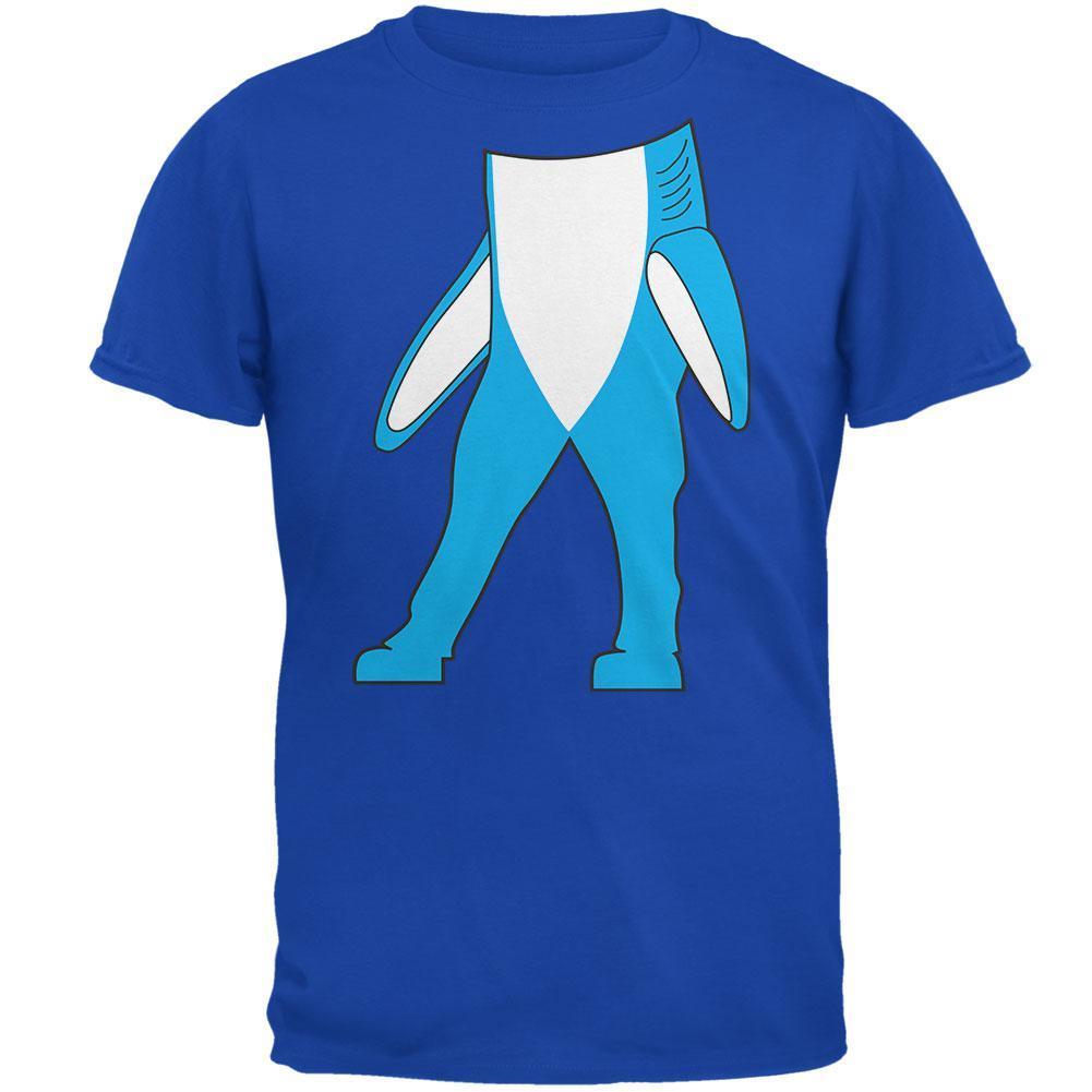 Halloween Left Shark Body Costume Mens Soft T Shirt