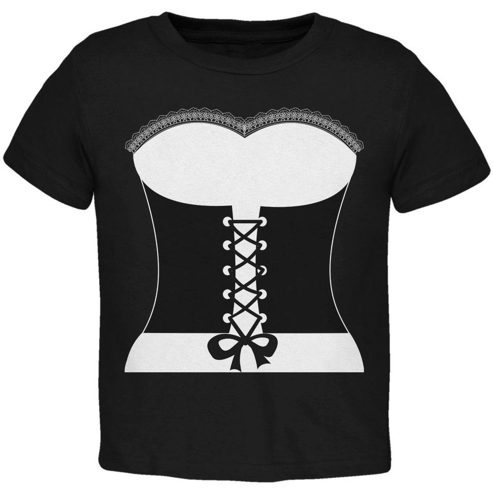 Halloween French Maid Costume Toddler T Shirt