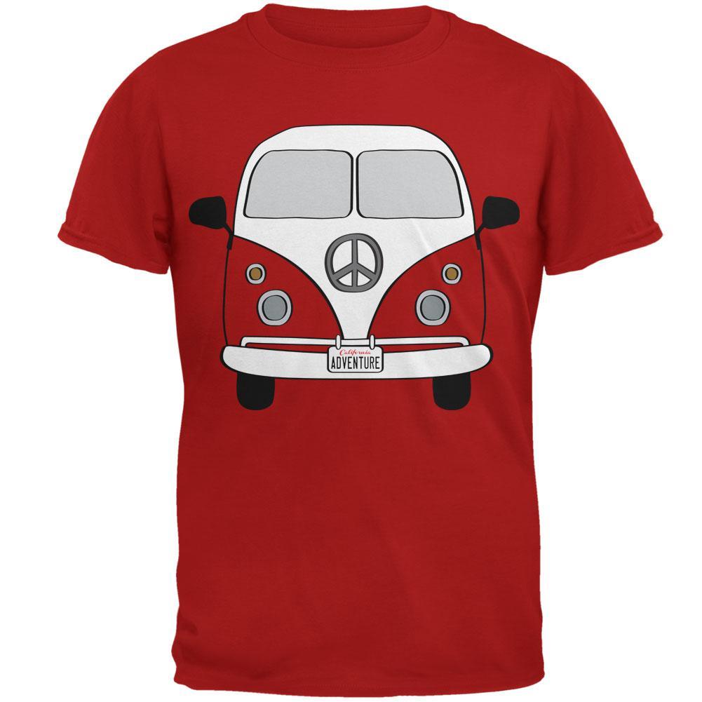 Halloween Travel Bus Costume Camper Adventure Mens Soft T Shirt