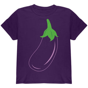 Halloween Vegetable Eggplant Costume Youth T Shirt