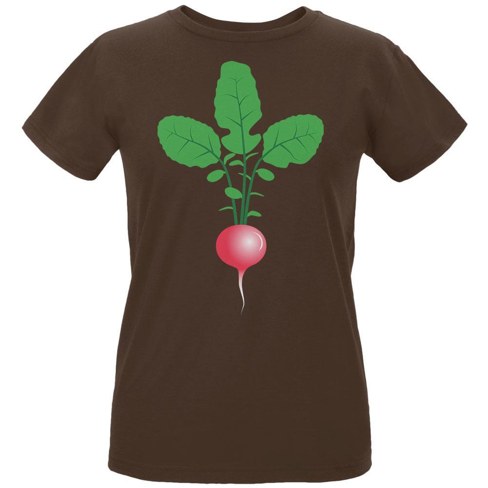 Halloween Vegetable Radish Costume Womens Organic T Shirt