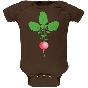 Halloween Vegetable Radish Costume Soft Baby One Piece