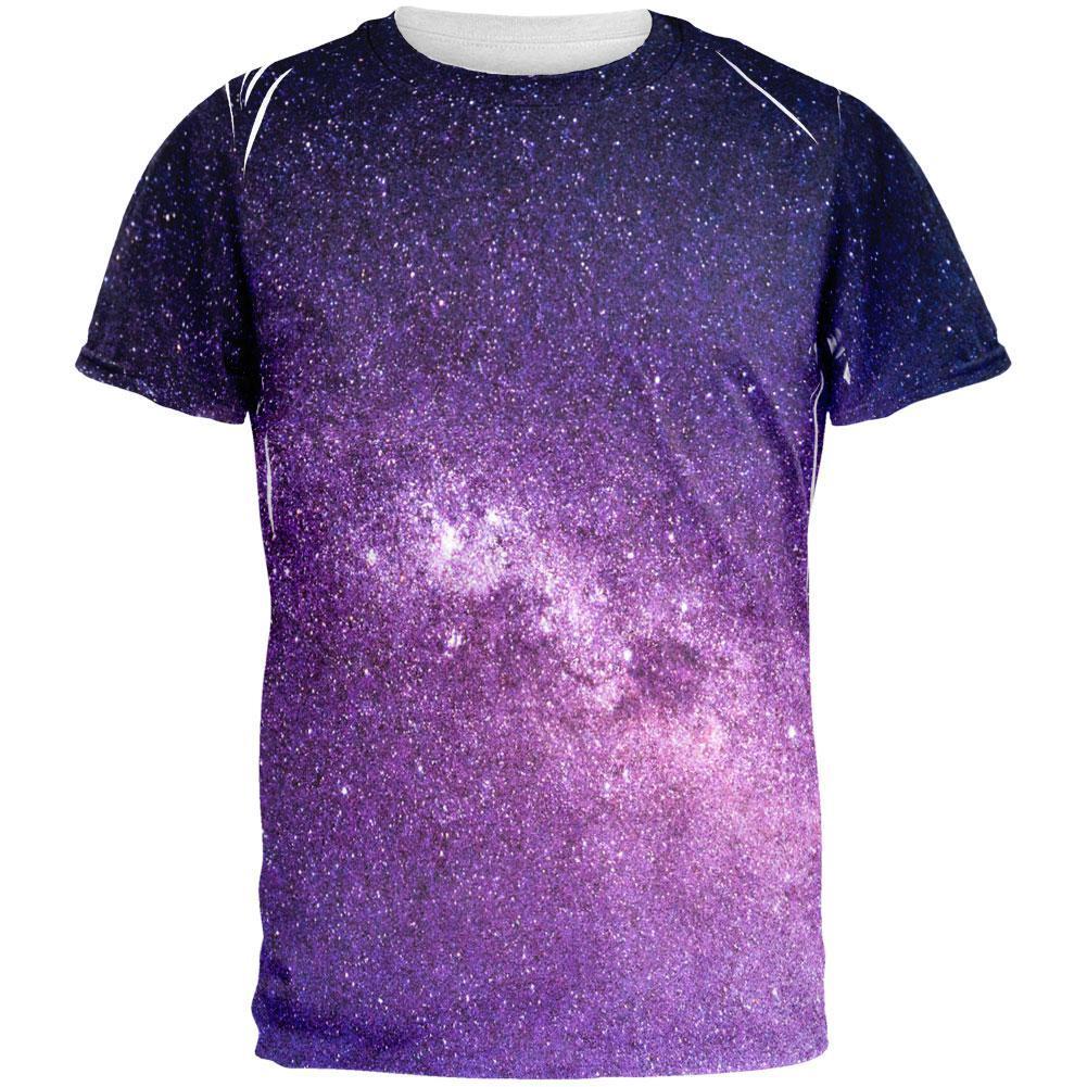 Halloween Galaxy Space Stars All Over Mens T Shirt