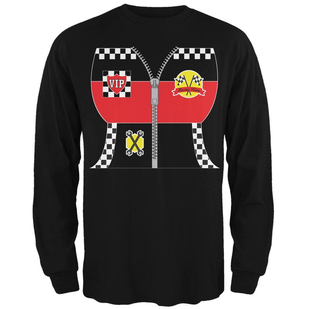 Halloween Hot Rod Costume Racing Mens Long Sleeve T Shirt