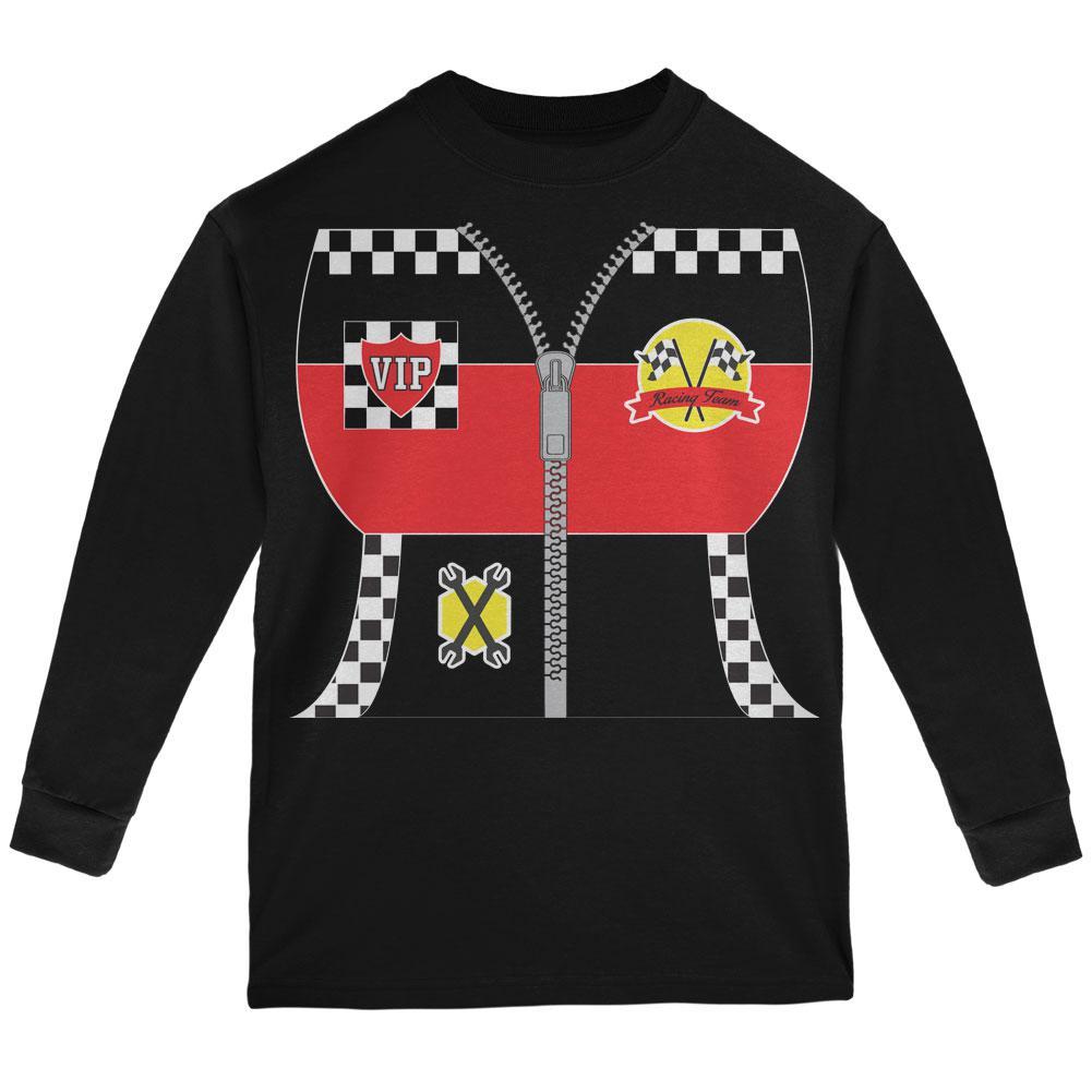 Halloween Hot Rod Costume Racing Youth Long Sleeve T Shirt