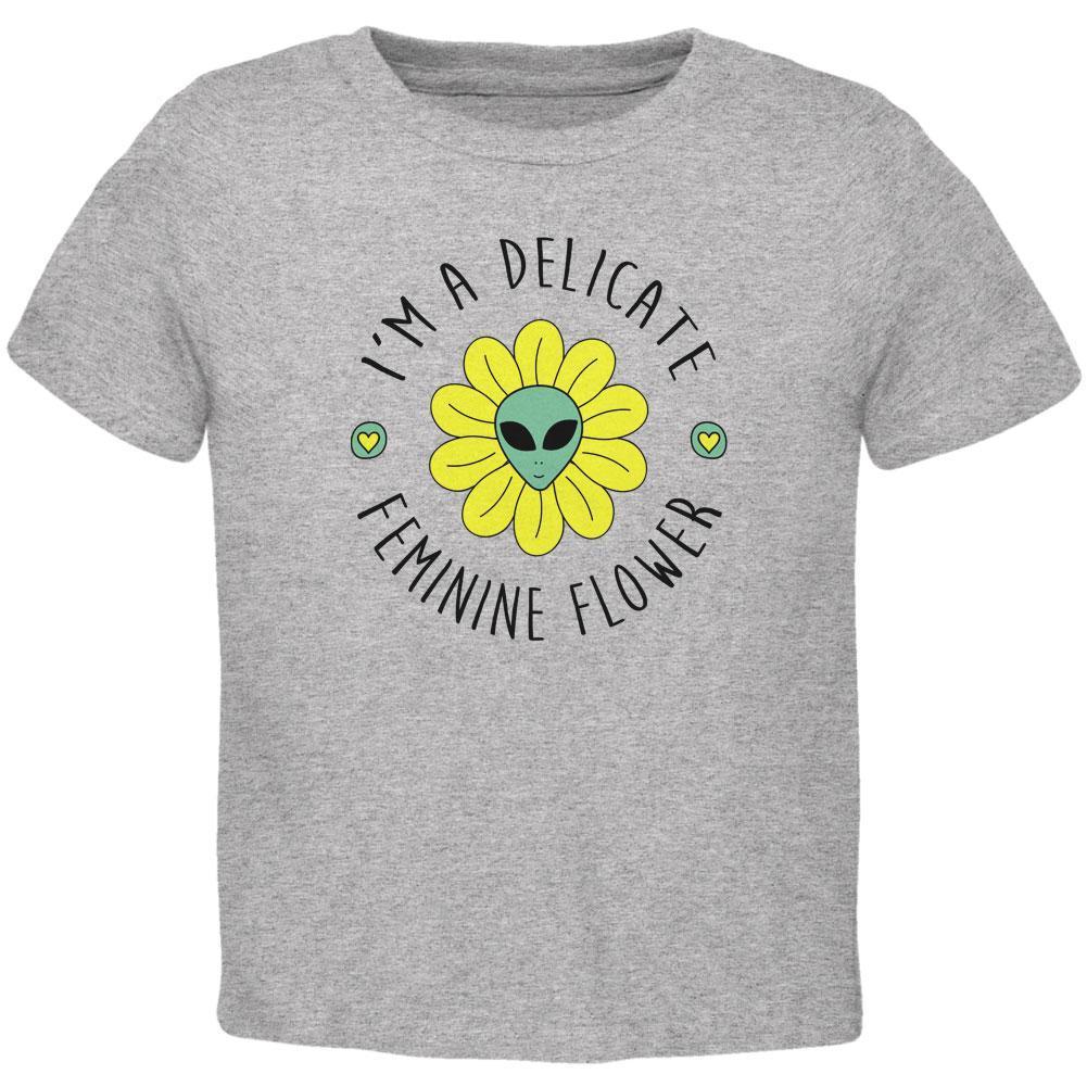 Halloween I'm a Delicate Feminine Flower Alien Toddler T Shirt