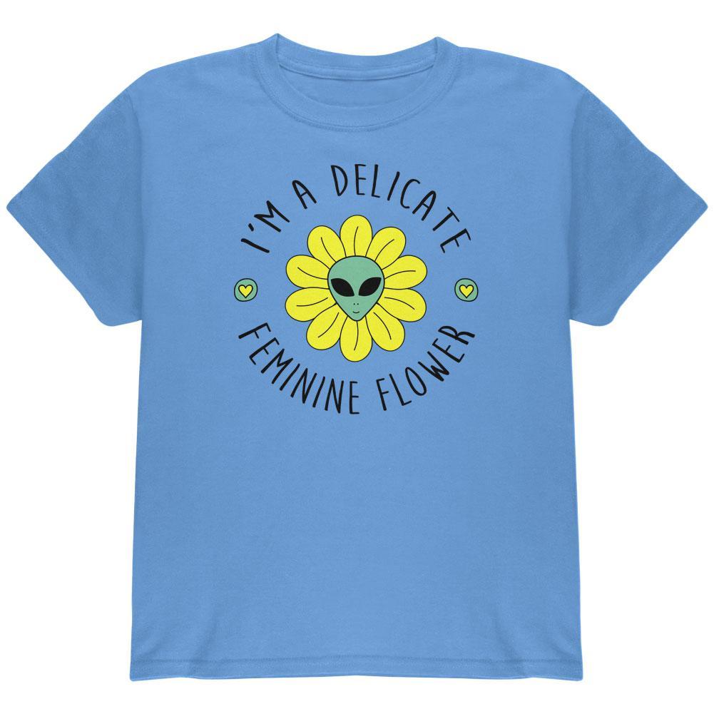 Halloween I'm a Delicate Feminine Flower Alien Youth T Shirt