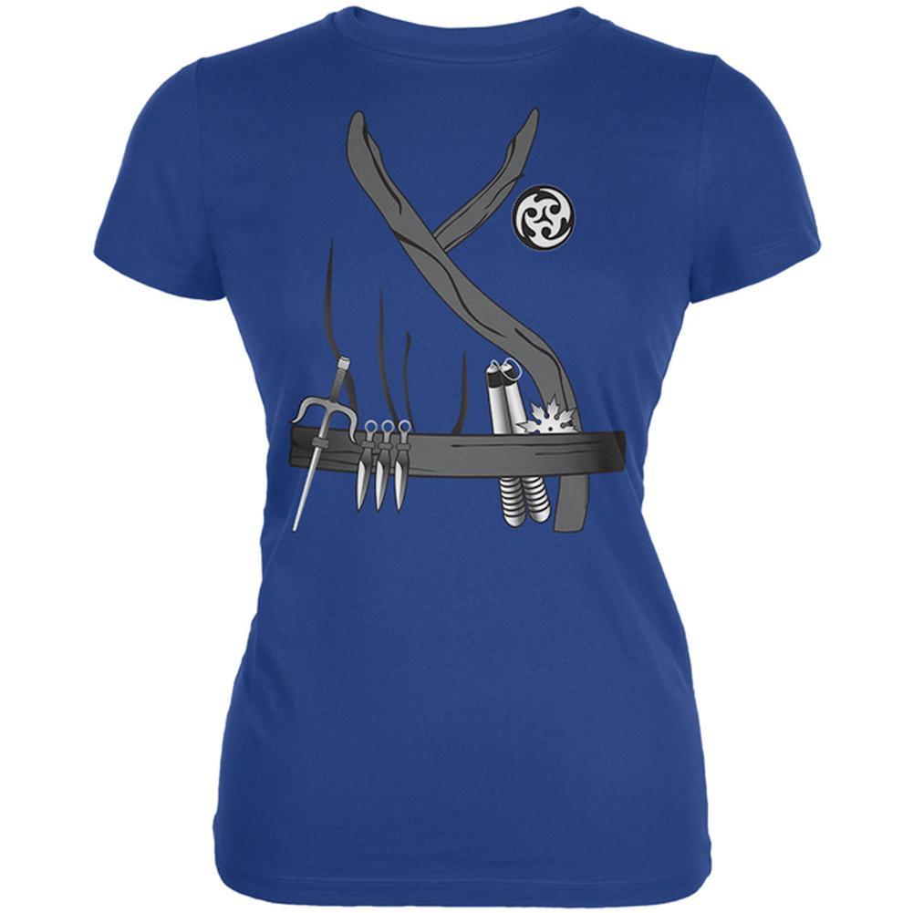 Halloween Ninja Assassin Costume Juniors Soft T Shirt