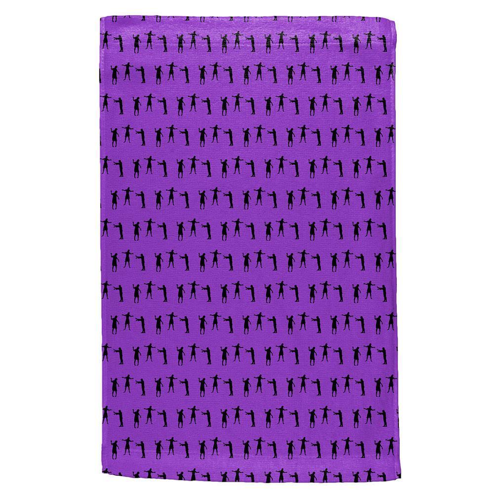 Halloween Zombie Girl Walker Pattern All Over Hand Towel