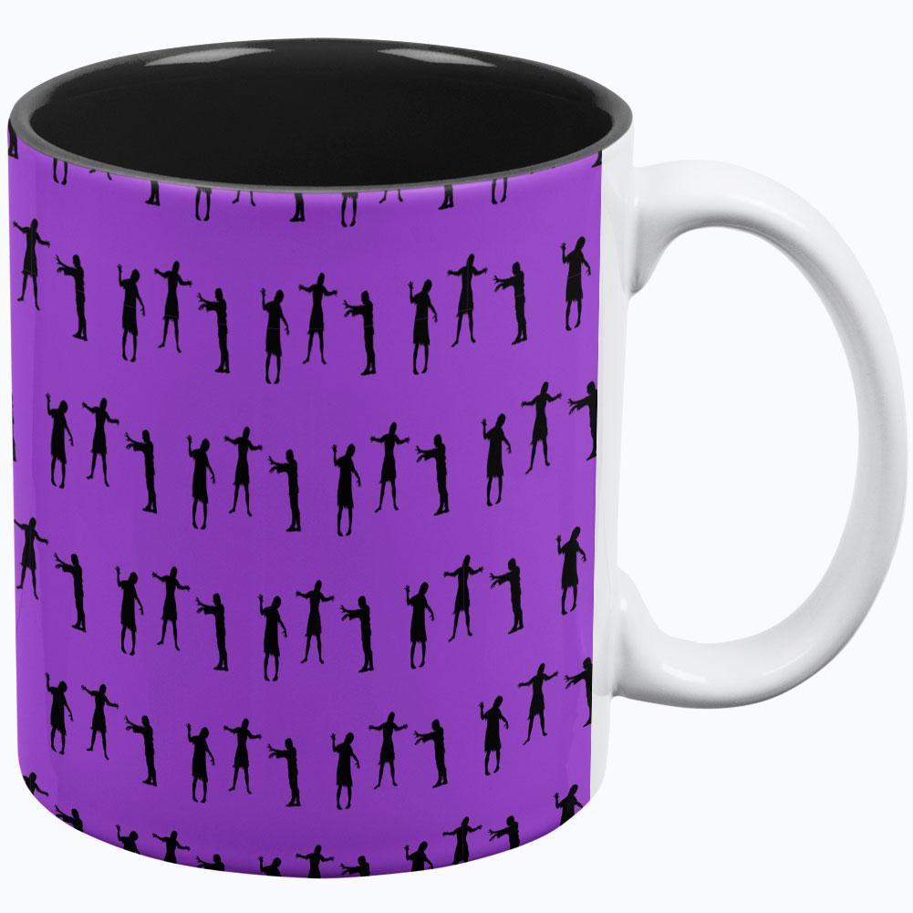 Halloween Zombie Girl Walker Pattern All Over Coffee Mug