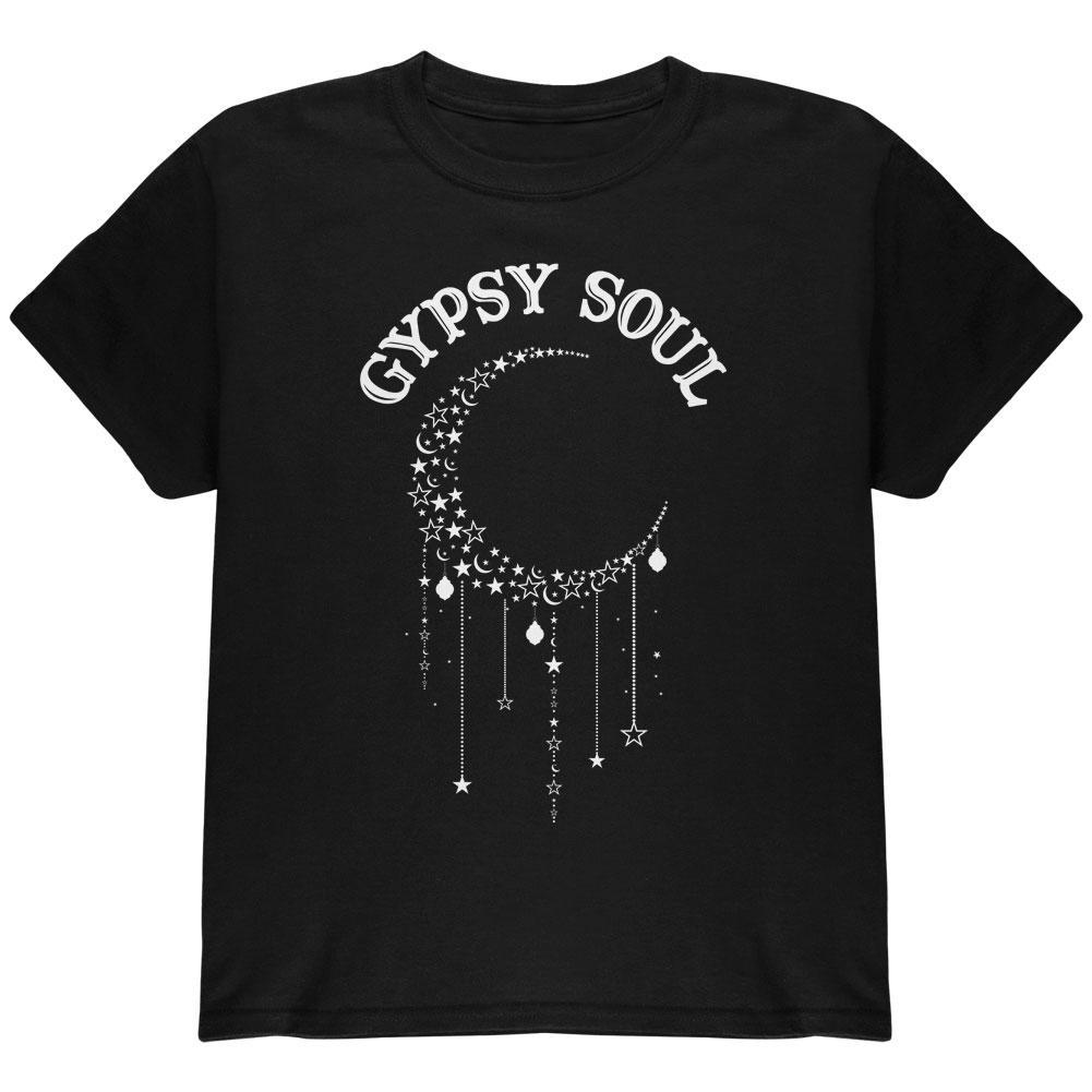Halloween Gypsy Soul Crescent Moon Youth T Shirt