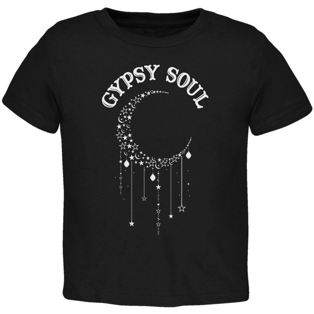 Halloween Gypsy Soul Crescent Moon Toddler T Shirt