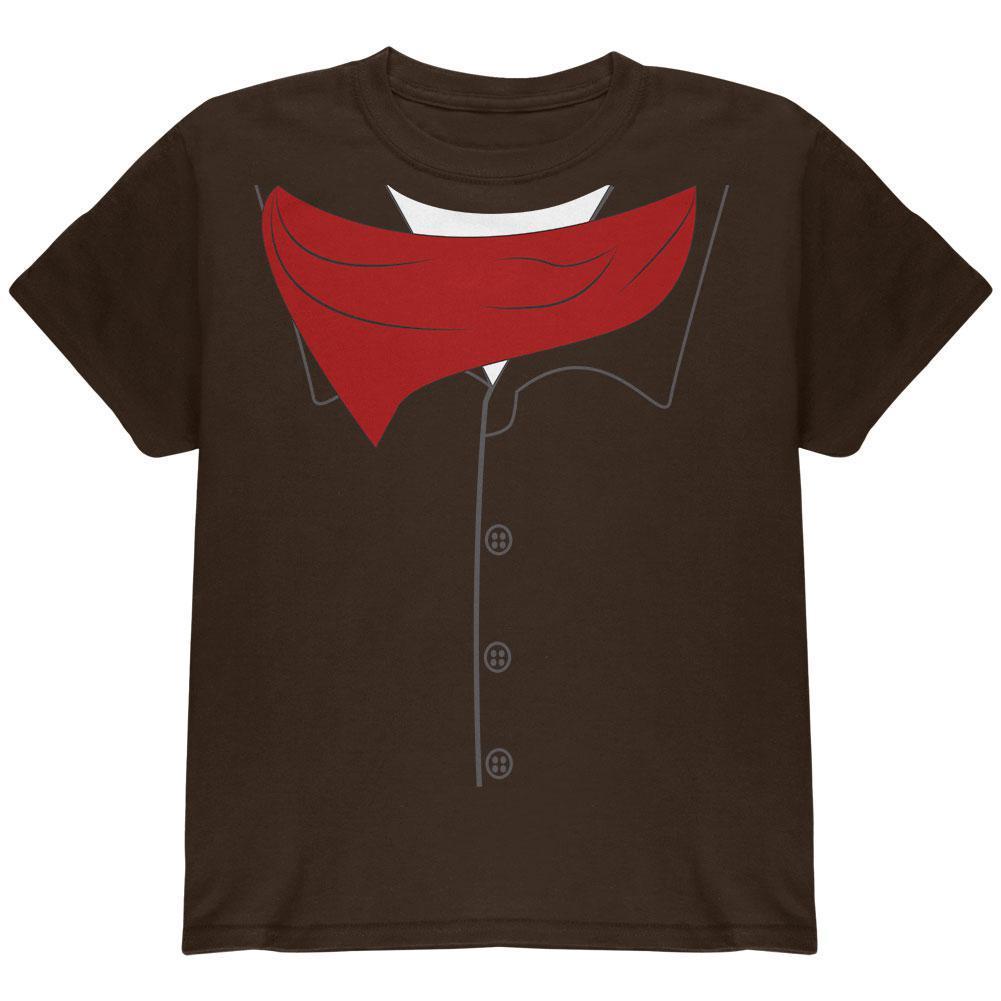 Halloween Cowboy Gunslinger Costume Youth T Shirt