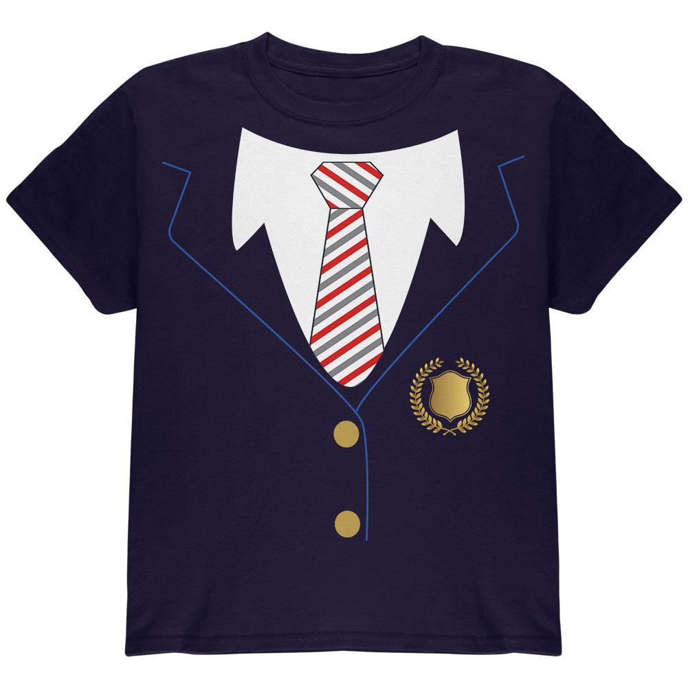 Halloween American School Girl Costume Youth T Shirt